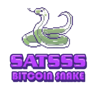 Bitcoin snake logo